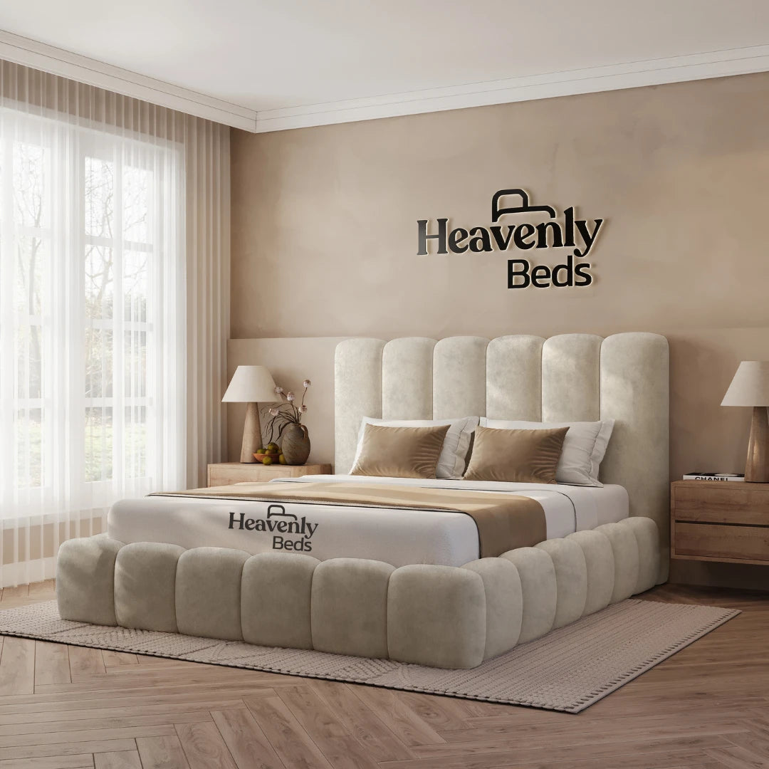Heaven Bubble Padded Storage Bed - Heavenlybeds