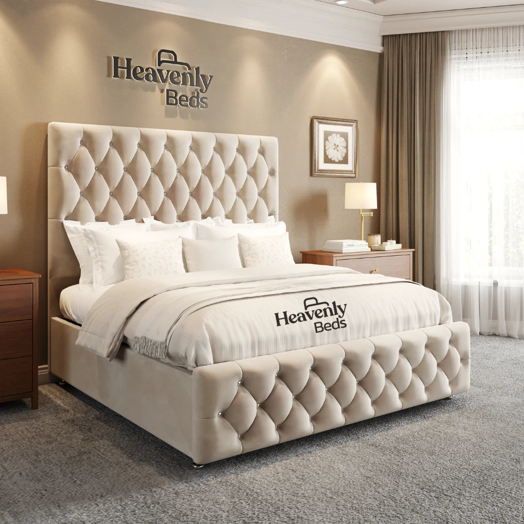 Fern Upholstered Storage Bed Frame - Heavenlybeds