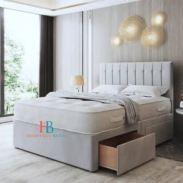 River Panelled Divan Bed Frame - Heavenlybeds