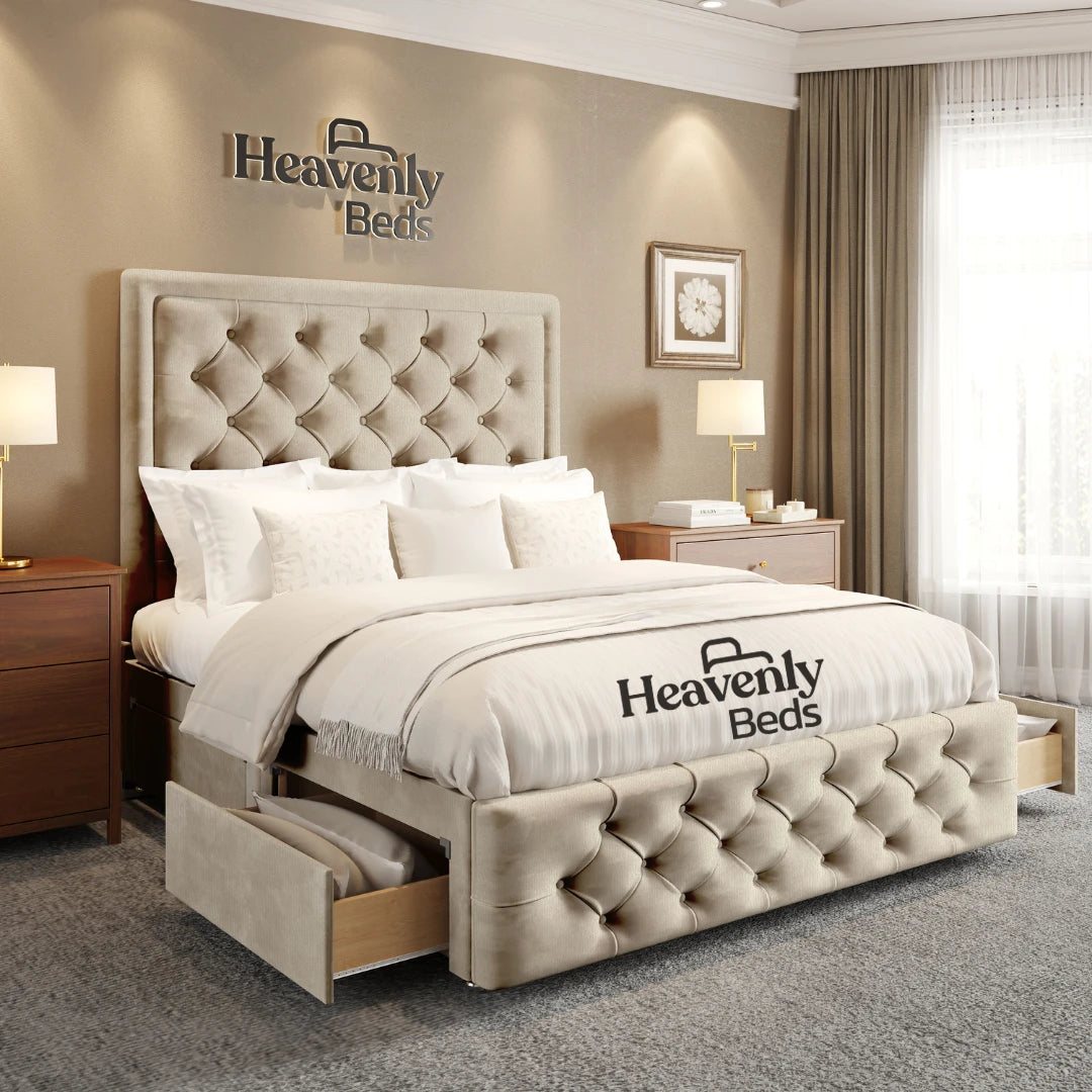 Harrow Divan Bed With Drawer Storage - Heavenlybeds