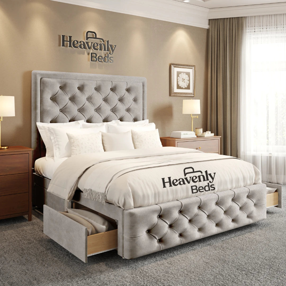 Harrow Divan Bed With Drawer Storage - Heavenlybeds