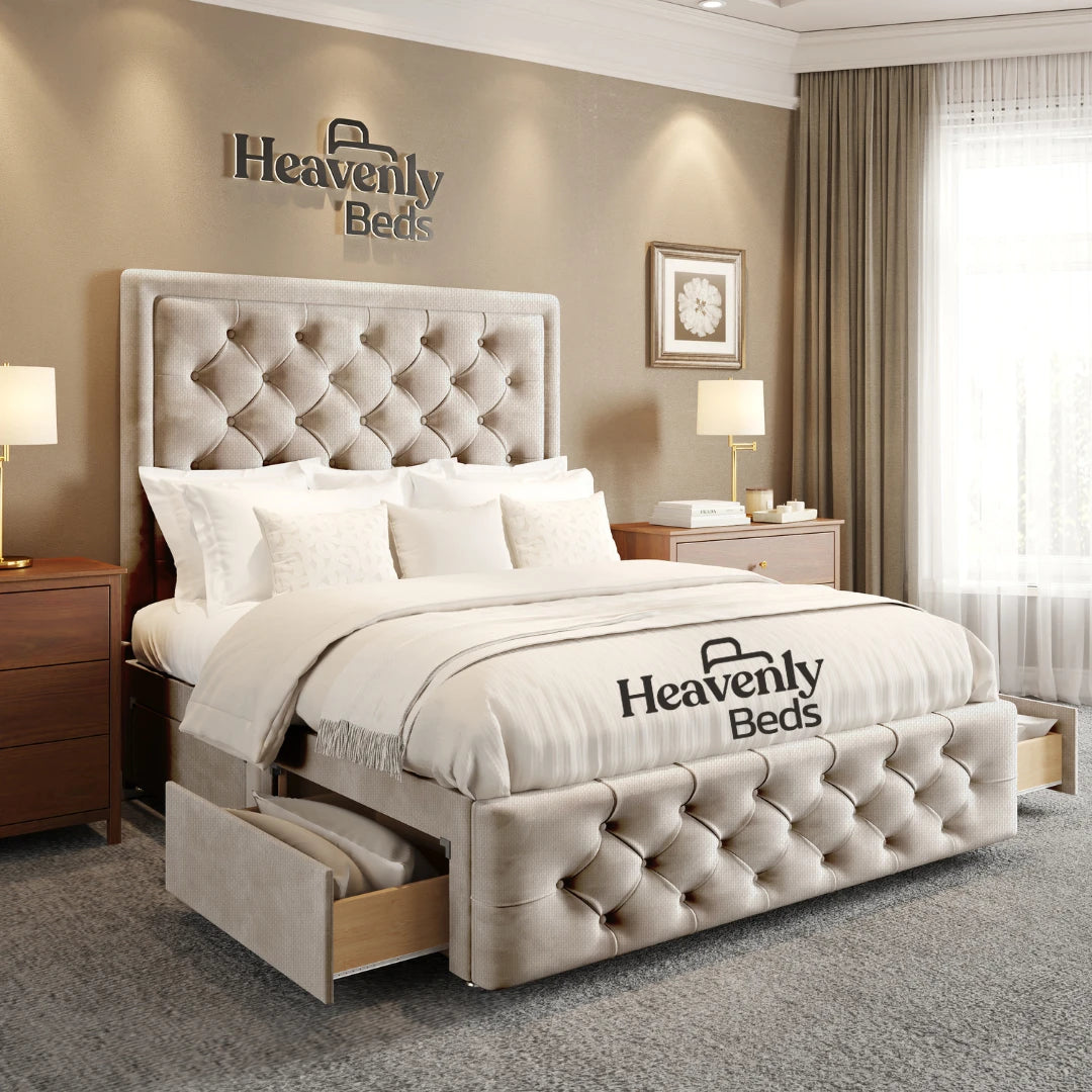 Harrow Divan Bed With Drawer Storage - Heavenlybeds