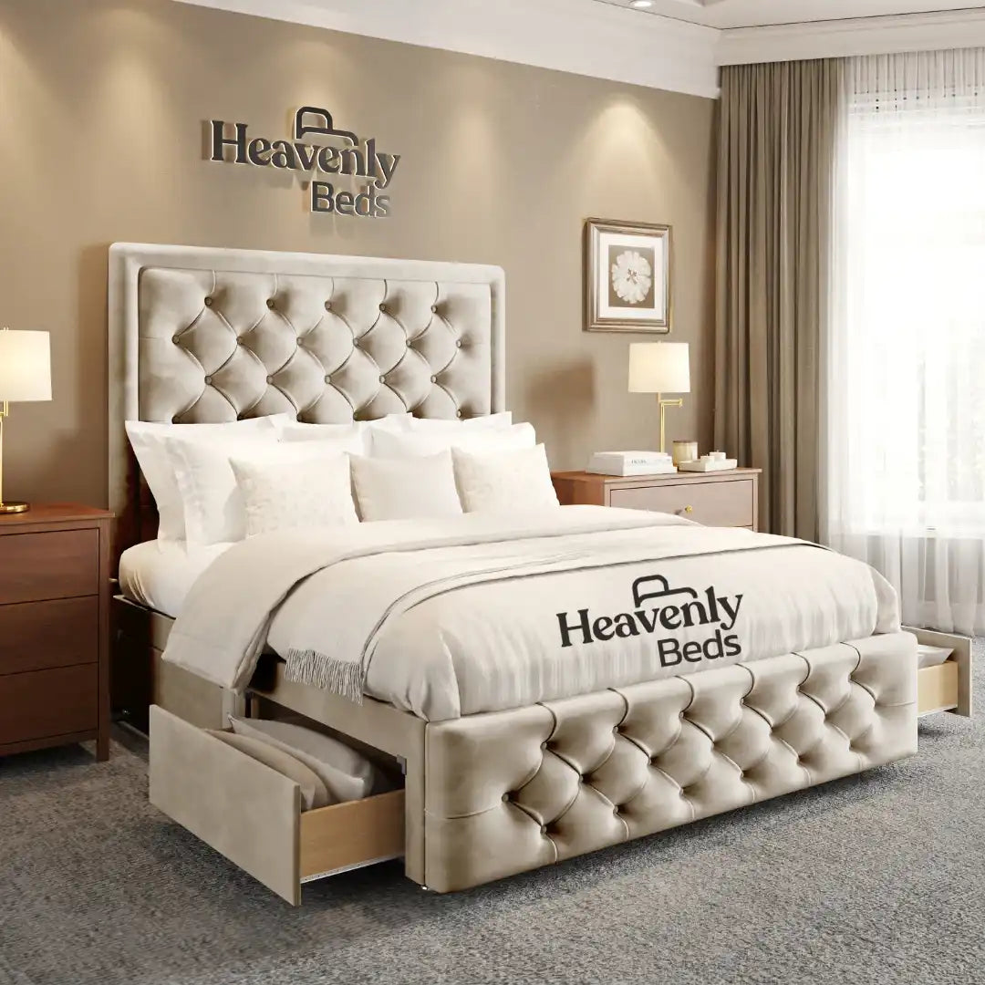 Harrow Divan Bed With Drawer Storage - Heavenlybeds