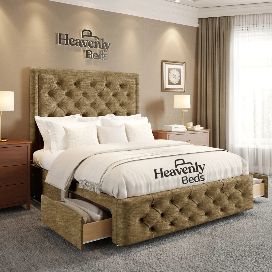 Harrow Divan Bed With Drawer Storage - Heavenlybeds