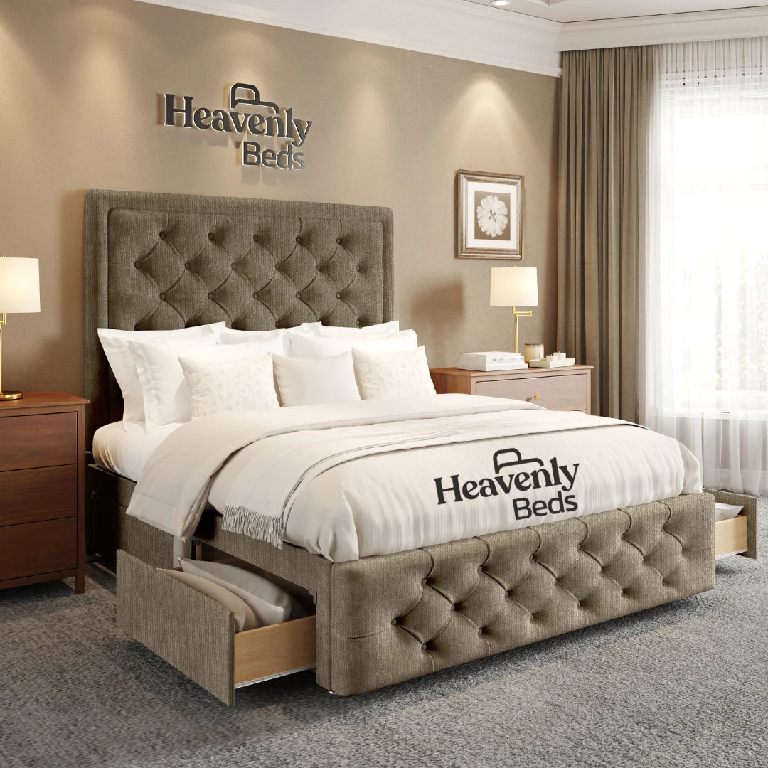 Harrow Divan Bed With Drawer Storage - Heavenlybeds