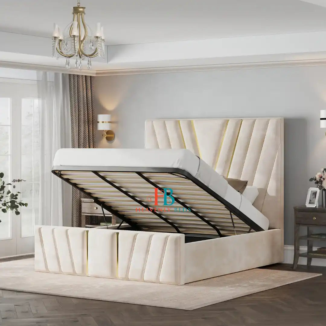 Harper Upholstered Storage Bed Frame - Heavenlybeds
