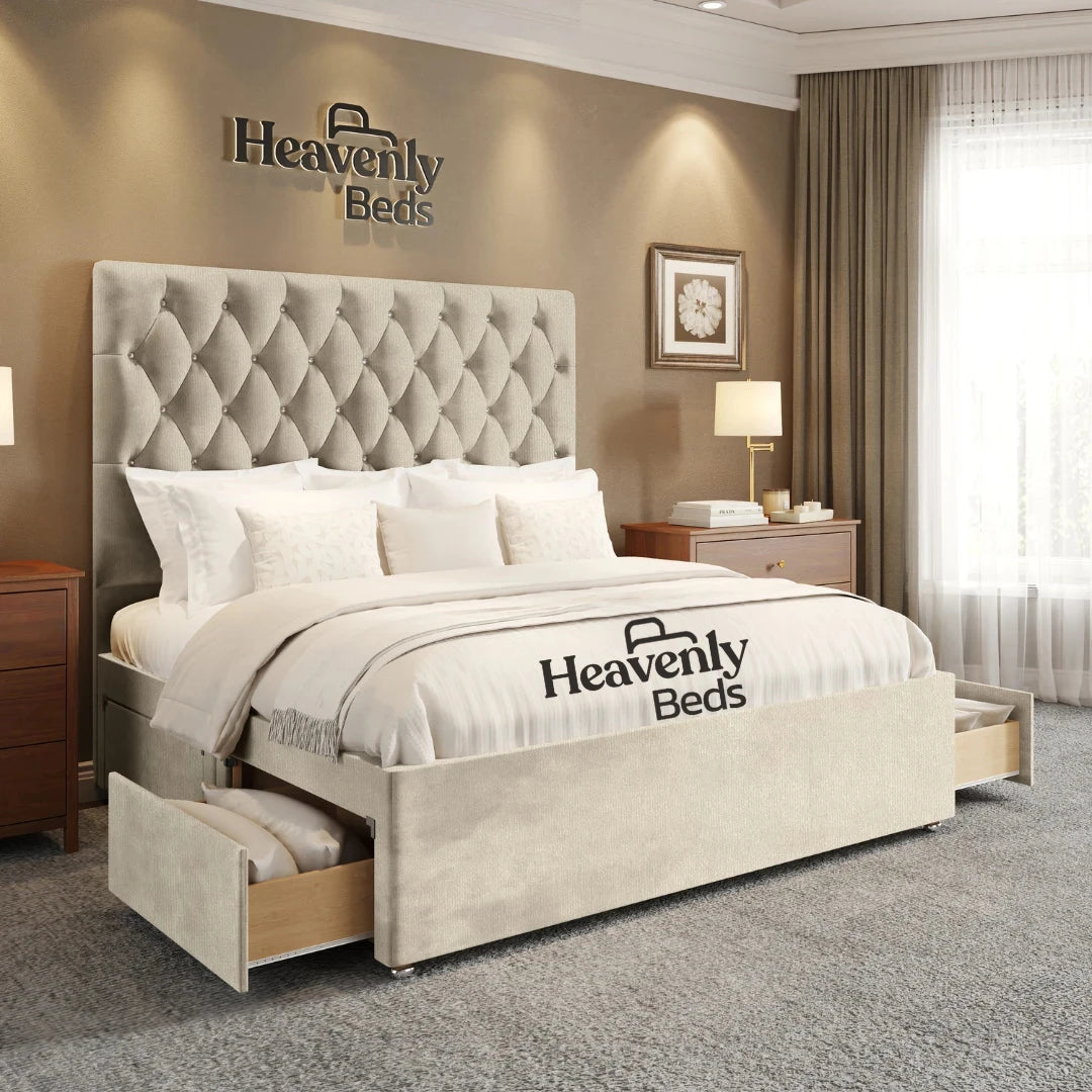 Jaxon Divan Bed With Drawer Storage - Heavenlybeds