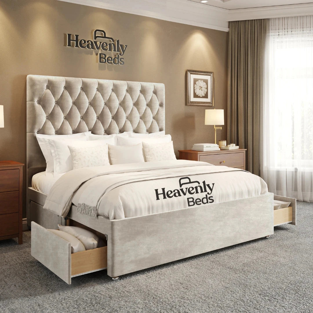 Jaxon Divan Bed With Drawer Storage - Heavenlybeds