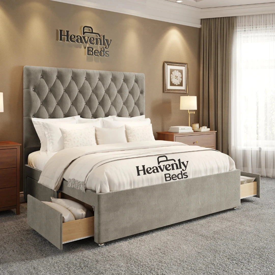Jaxon Divan Bed With Drawer Storage - Heavenlybeds