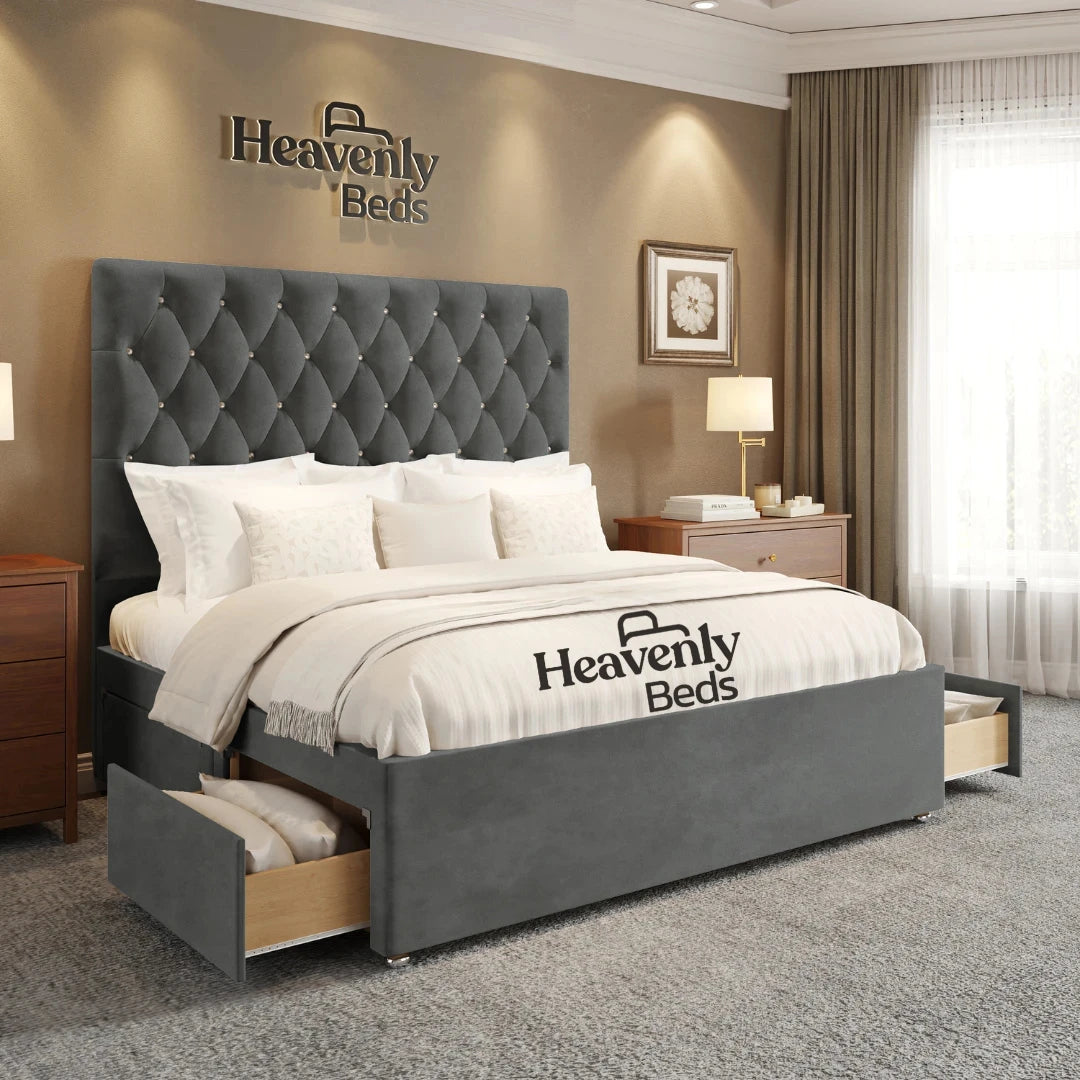 Jaxon Divan Bed With Drawer Storage - Heavenlybeds