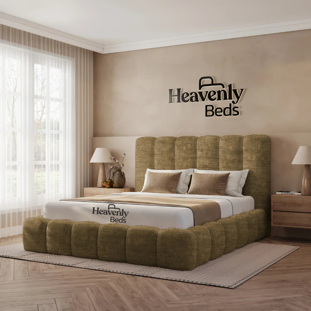 Heaven Bubble Padded Storage Bed - Heavenlybeds