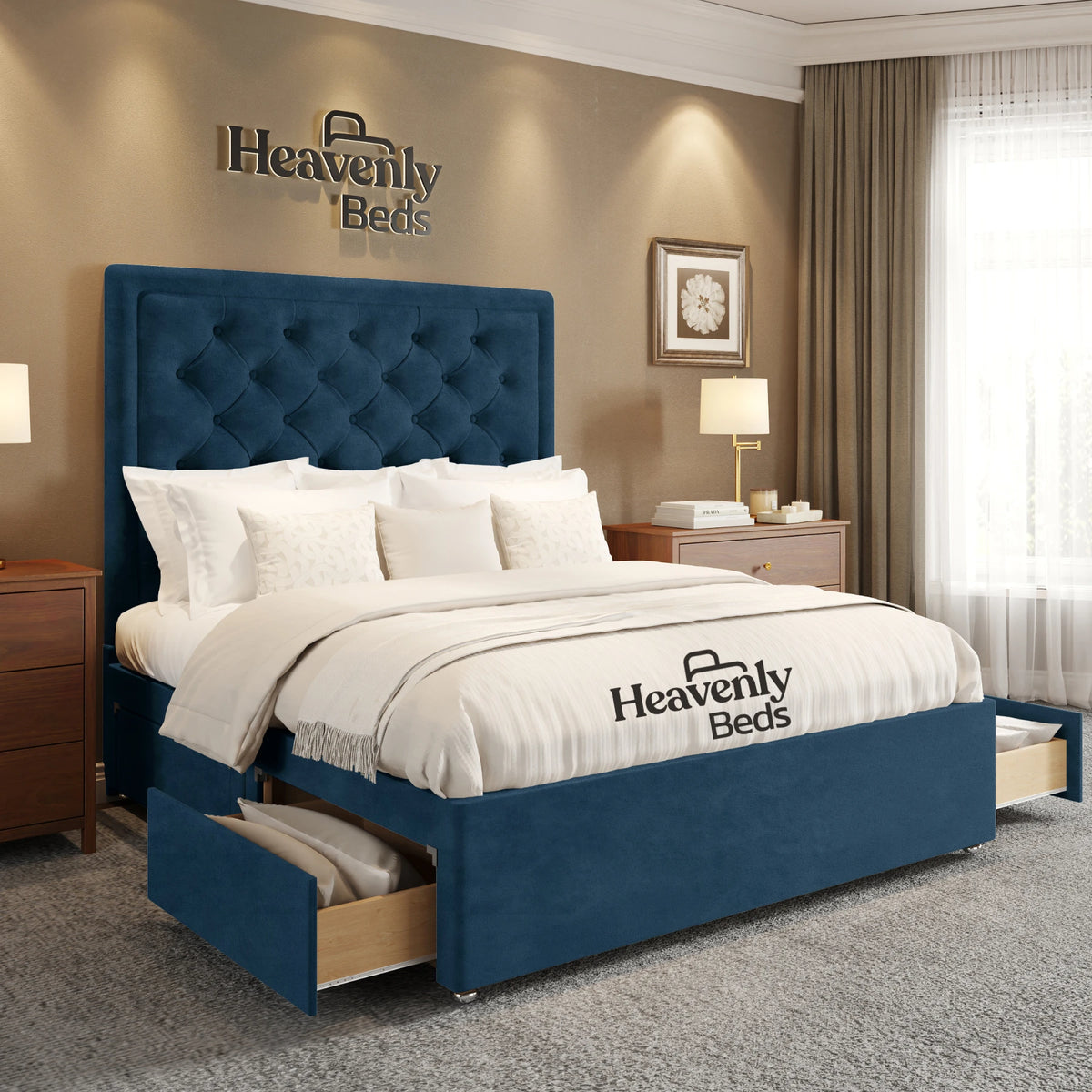 Nilson Divan Bed With Drawer Storage - Heavenlybeds