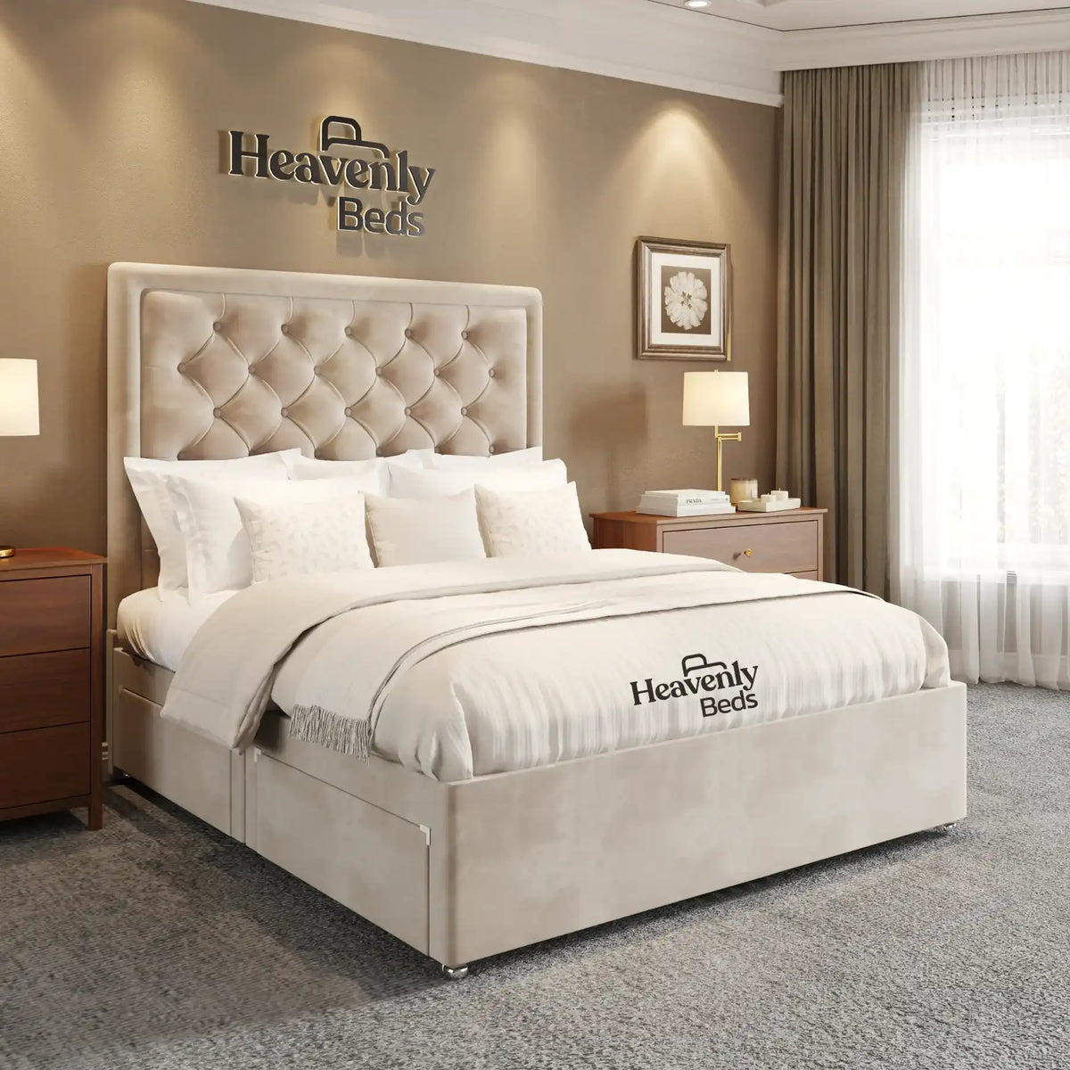 Nilson Divan Bed With Drawer Storage - Heavenlybeds