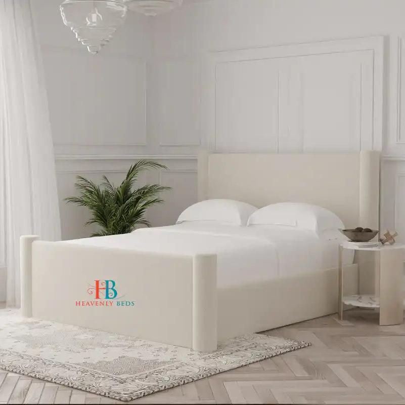 Ohio Poster Padded Upholstered Storage Bed Frame - Heavenlybeds