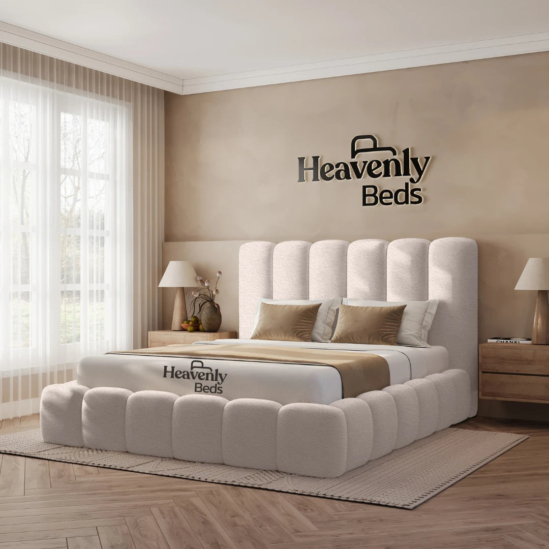 Heaven Bubble Padded Storage Bed - Heavenlybeds