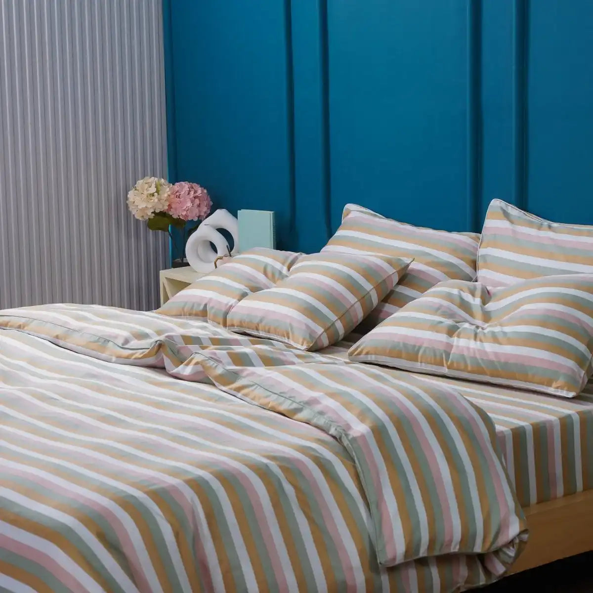 Ella Cotton - Serene Stripe Duvet Cover
