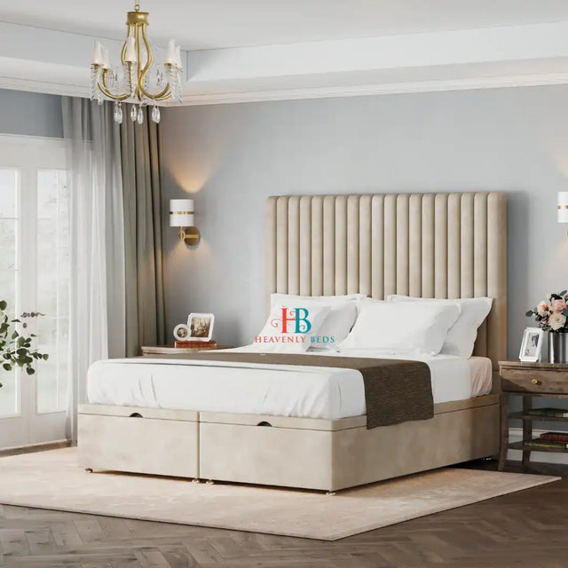 Boston Ottoman Divan Bed and Headboard Set - Heavenlybeds