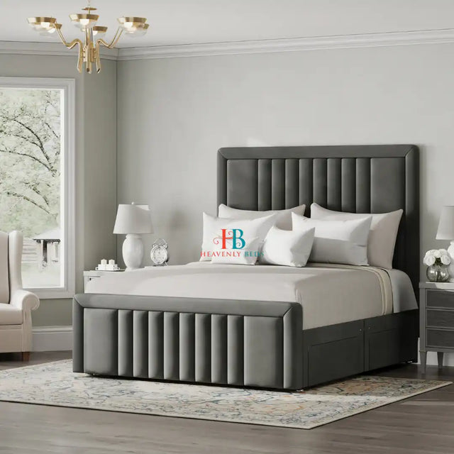Lucia Divan Drawer Storage Bed With Footboard - Heavenlybeds