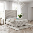 Faro Wingback Bed Frame - Heavenlybeds