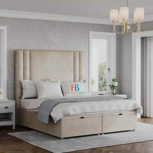 Wilson Ottoman Divan Bed and Headboard Set - Heavenlybeds