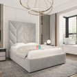 Florida Storage Panelled Tall Headboard Bed Frame - Heavenlybeds