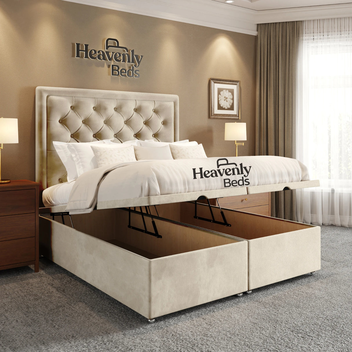 Belgravia Ottoman Divan Bed - Heavenlybeds