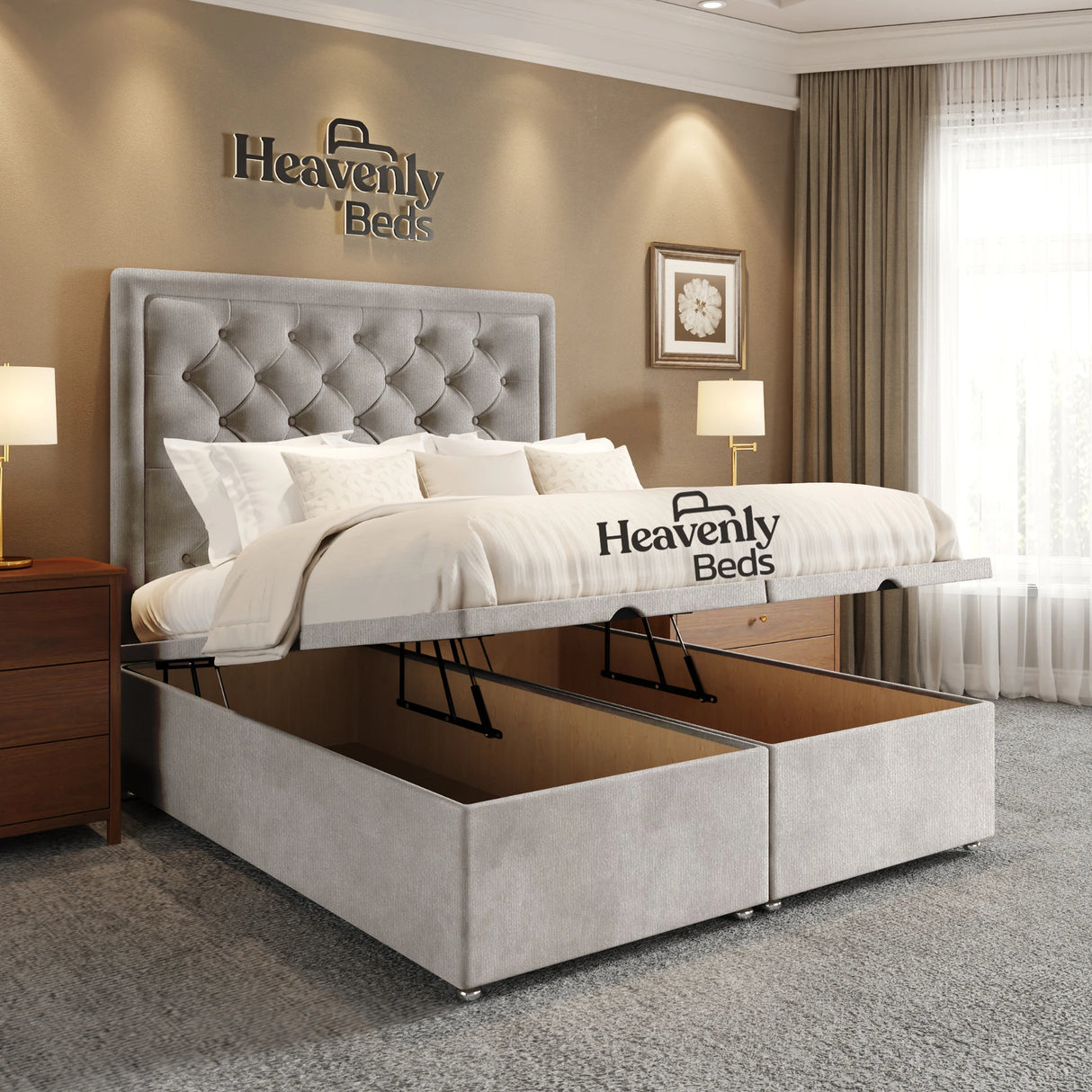 Belgravia Ottoman Divan Bed - Heavenlybeds