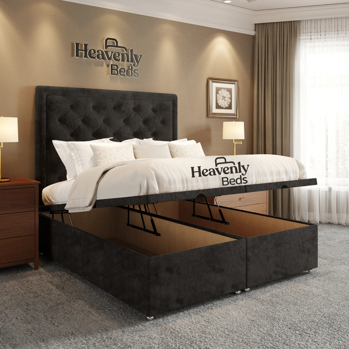 Belgravia Ottoman Divan Bed - Heavenlybeds