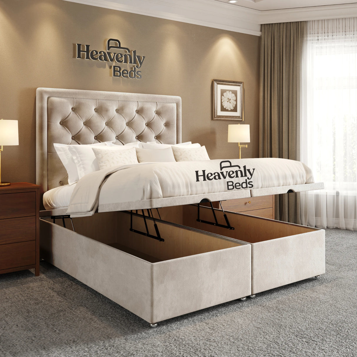 Belgravia Ottoman Divan Bed - Heavenlybeds