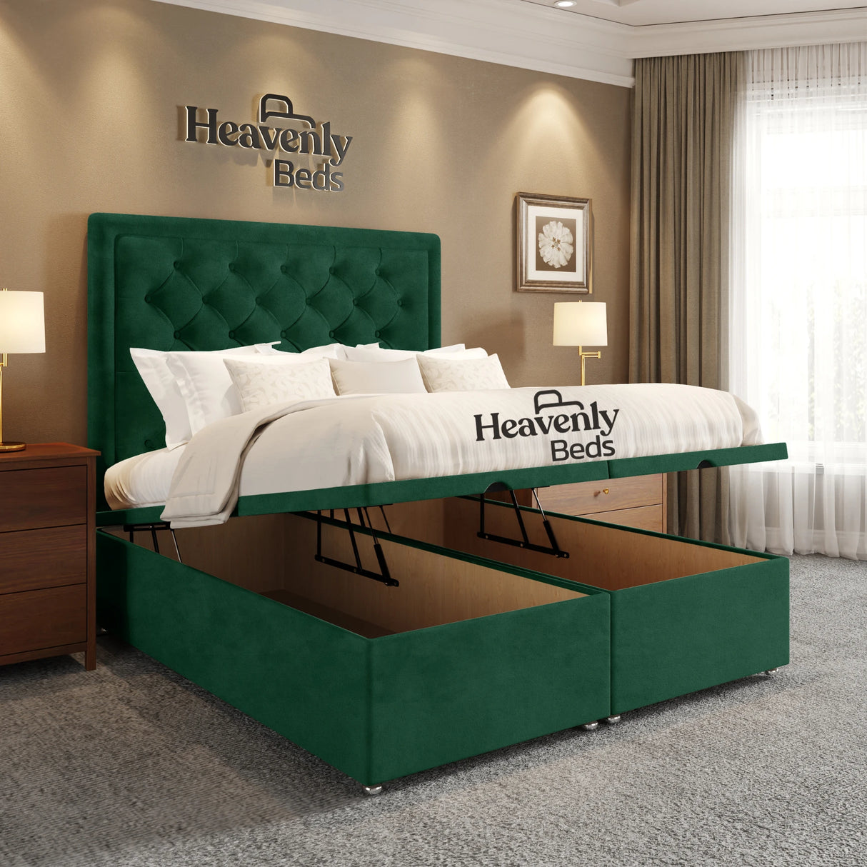 Belgravia Ottoman Divan Bed - Heavenlybeds