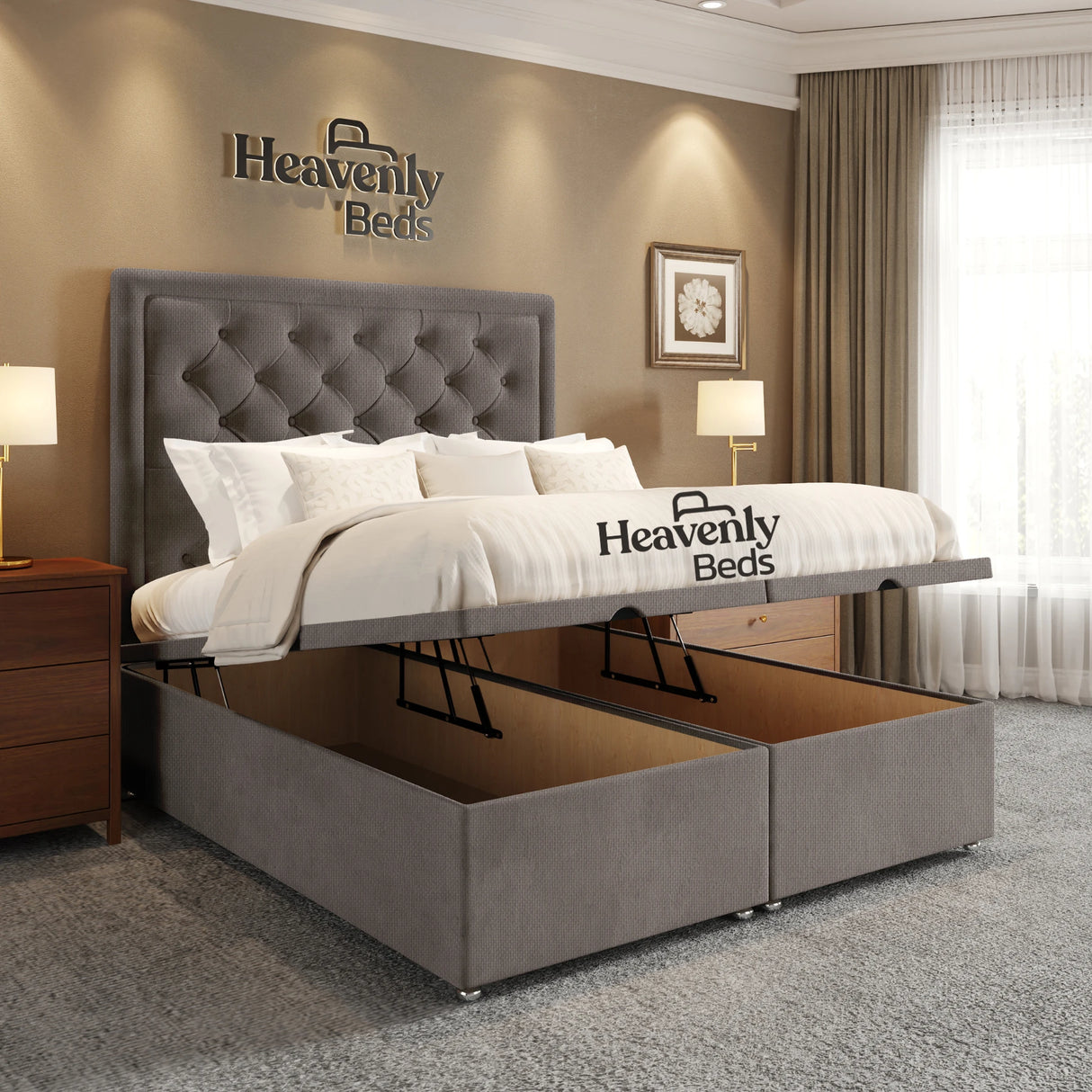Belgravia Ottoman Divan Bed - Heavenlybeds