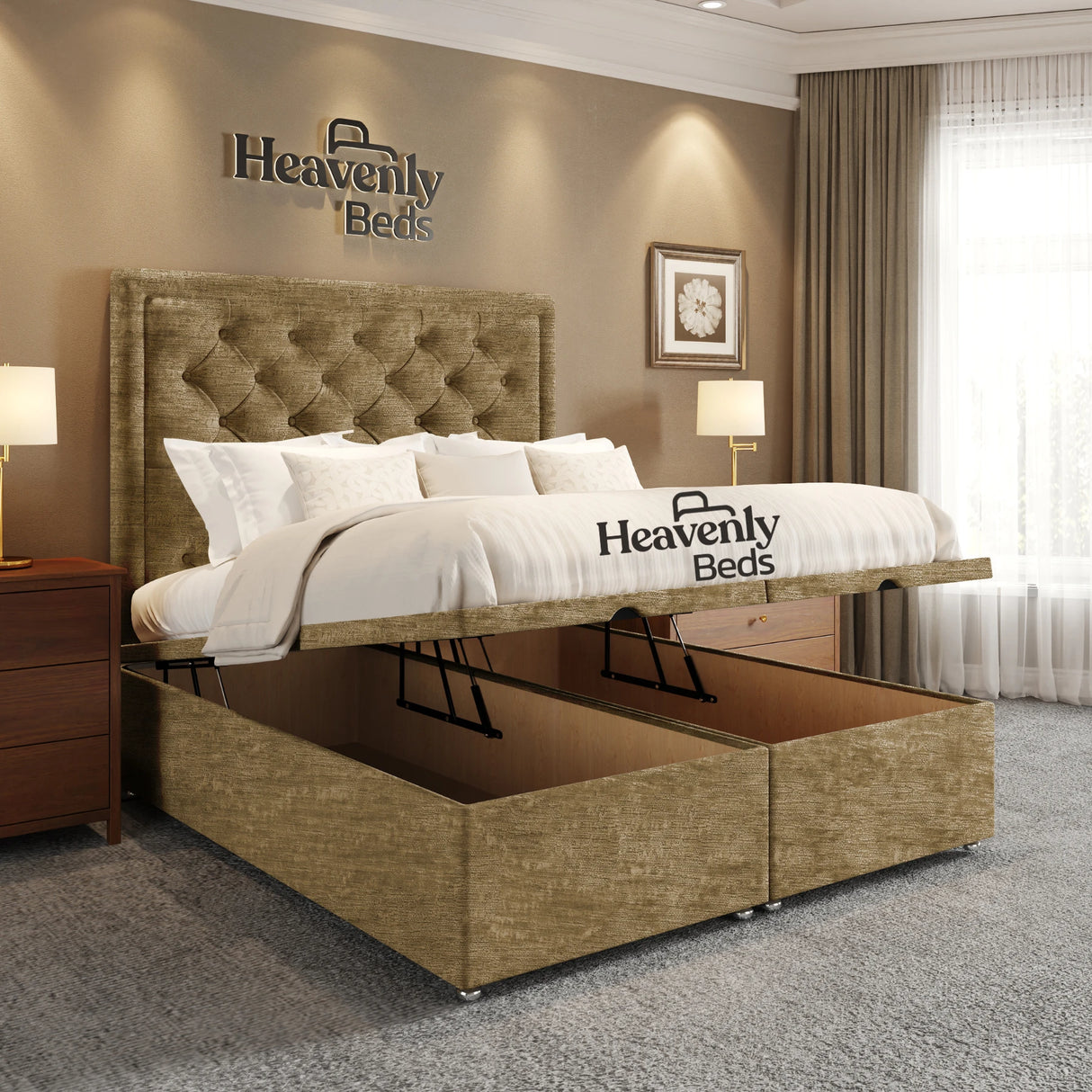 Belgravia Ottoman Divan Bed - Heavenlybeds