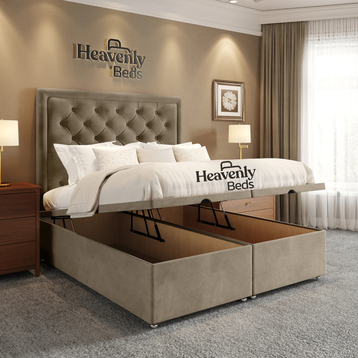 Belgravia Ottoman Divan Bed - Heavenlybeds