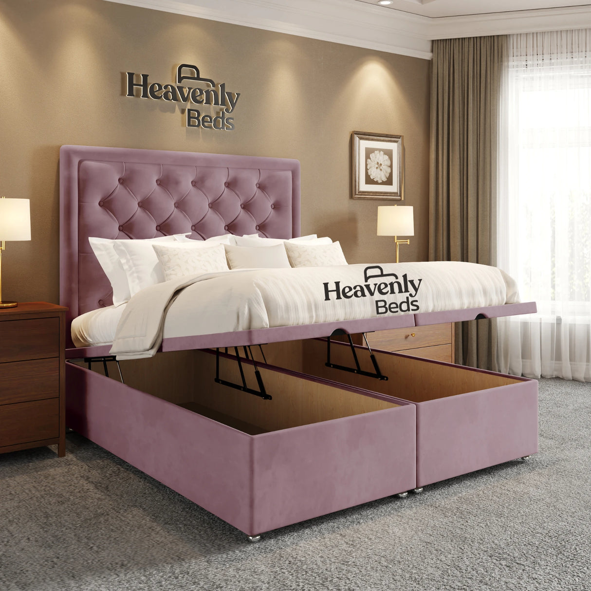 Belgravia Ottoman Divan Bed - Heavenlybeds