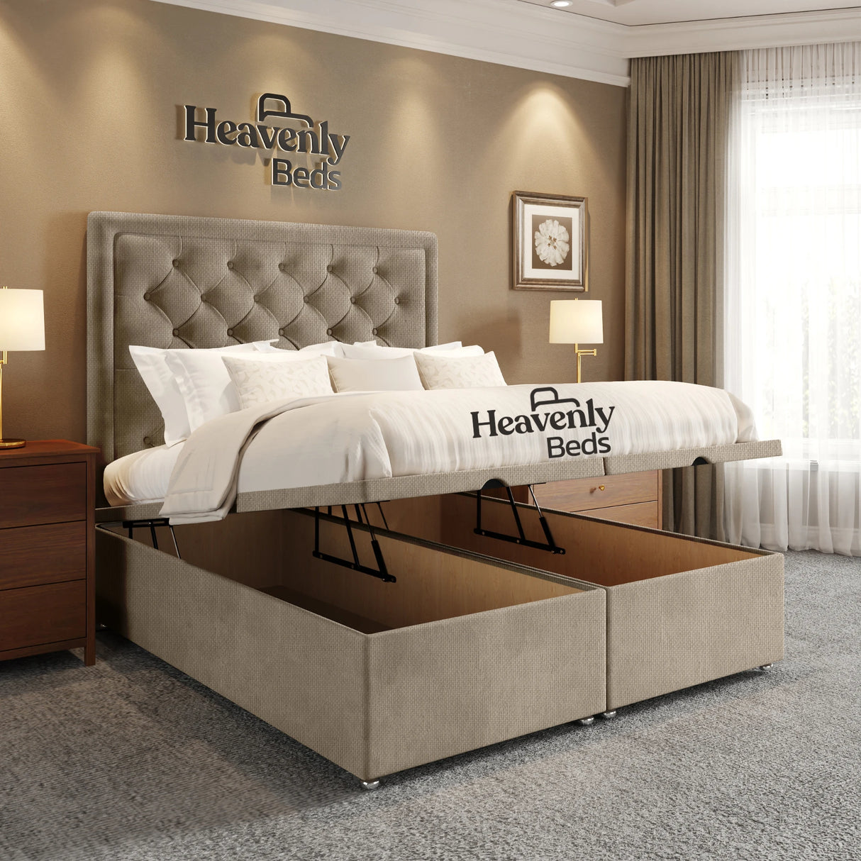 Belgravia Ottoman Divan Bed - Heavenlybeds