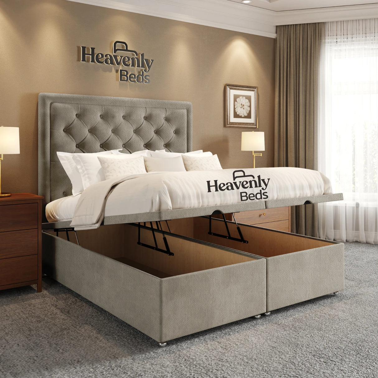 Belgravia Ottoman Divan Bed - Heavenlybeds