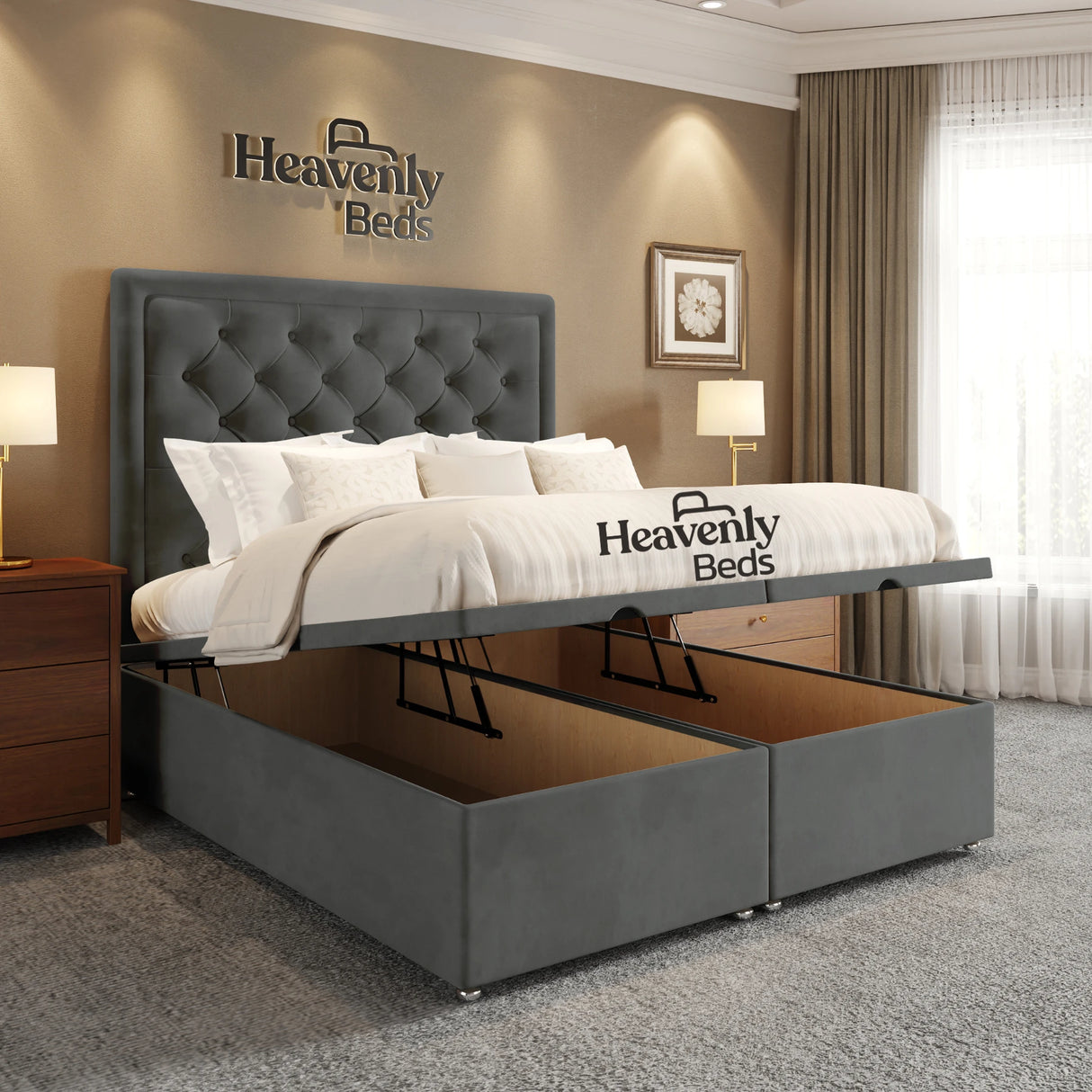 Belgravia Ottoman Divan Bed - Heavenlybeds