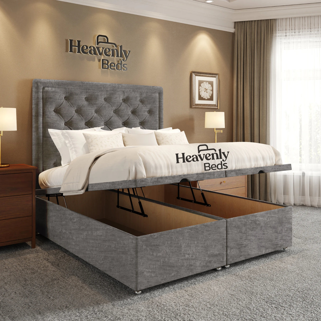 Belgravia Ottoman Divan Bed - Heavenlybeds