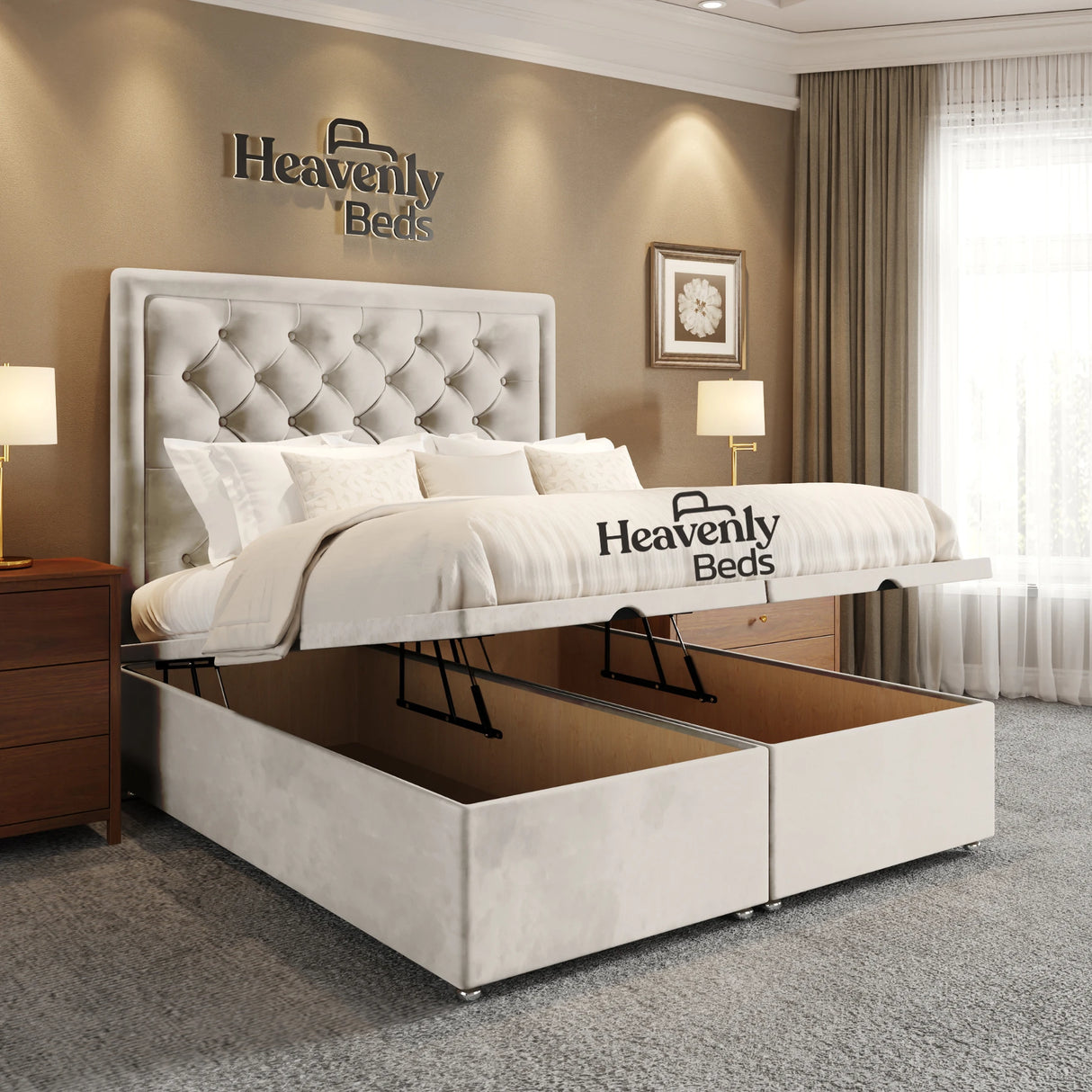 Belgravia Ottoman Divan Bed - Heavenlybeds