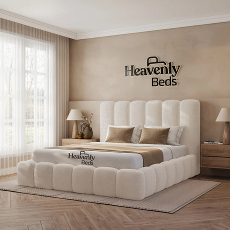 Heaven Bubble Padded Storage Bed - Heavenlybeds