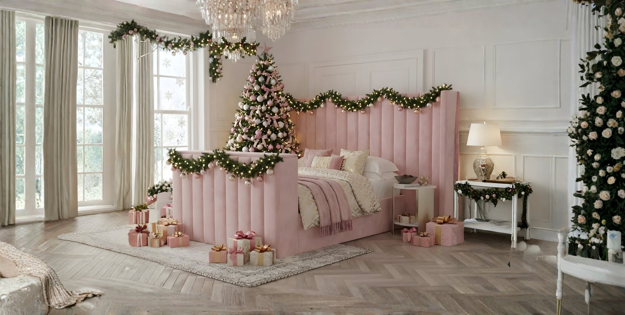 Harper Velvet Divan Bed