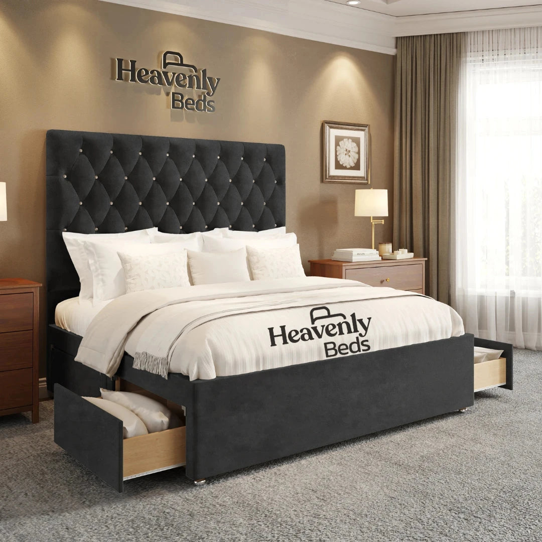 Jaxon Divan Bed With Drawer Storage - Heavenlybeds