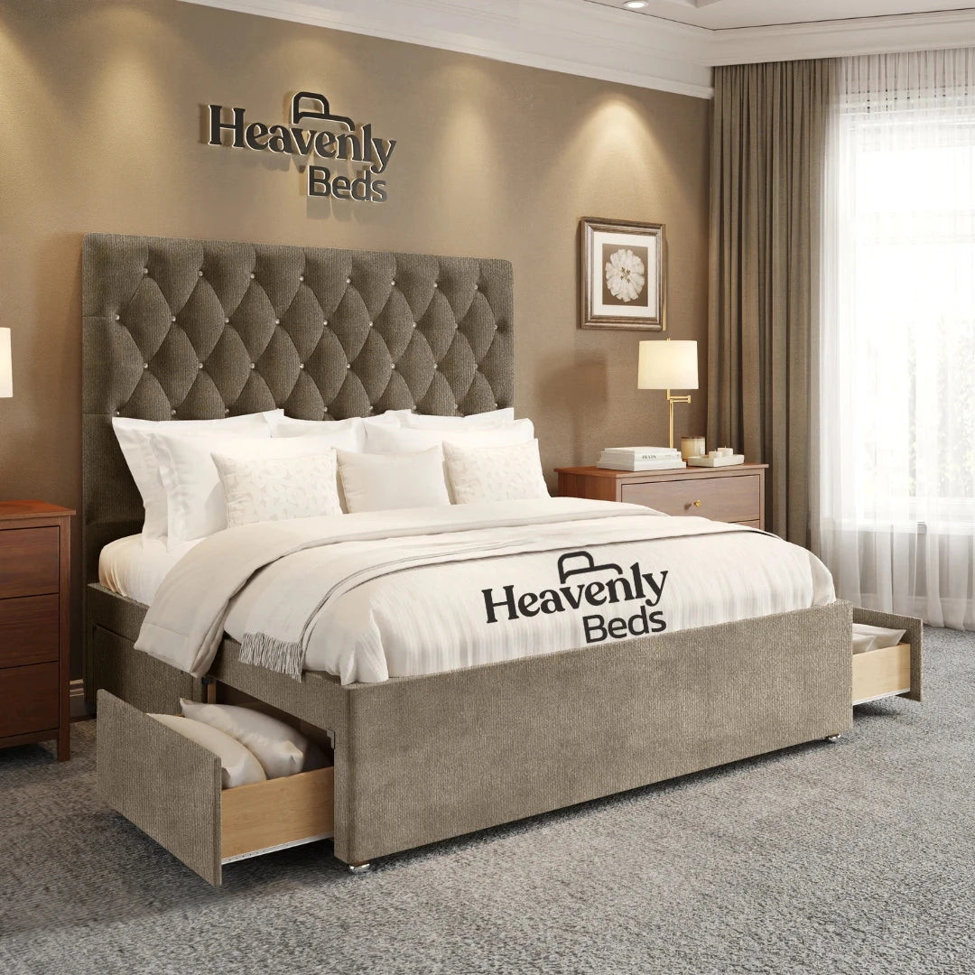 Jaxon Divan Bed With Drawer Storage - Heavenlybeds