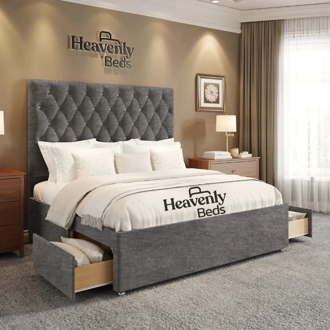 Jaxon Divan Bed With Drawer Storage - Heavenlybeds