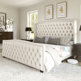 Bailey Curved Wingback Bed Frame