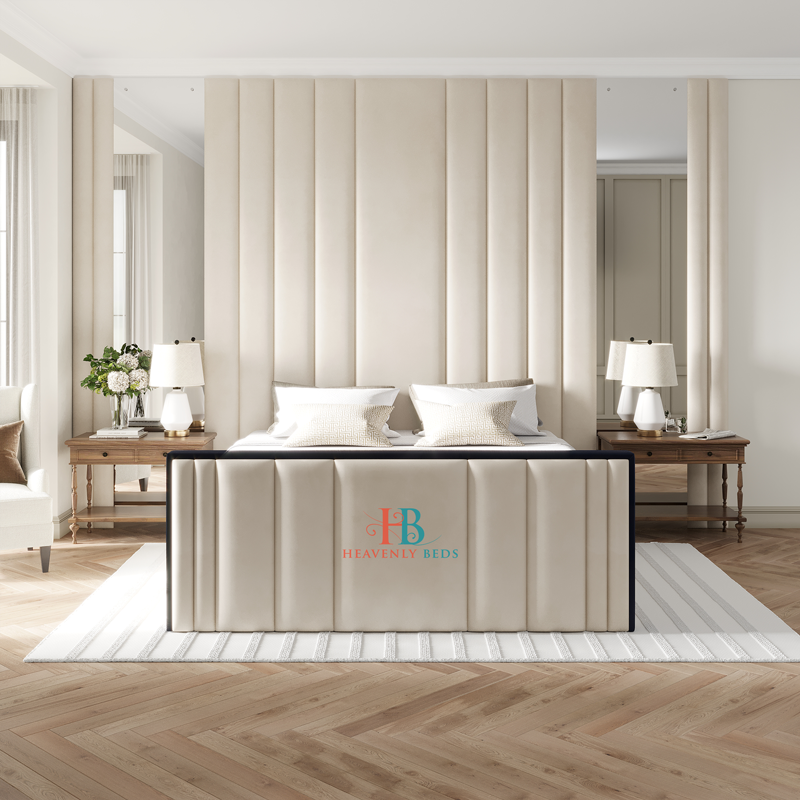 Dorchester Luxury Wall Panel TV Bed