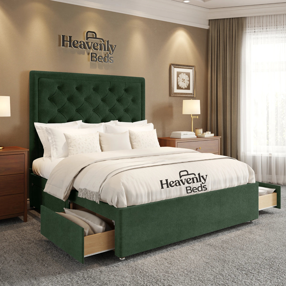 Nilson Divan Bed With Drawer Storage - Heavenlybeds
