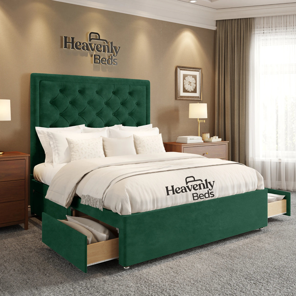 Nilson Divan Bed With Drawer Storage - Heavenlybeds