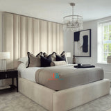 Nova Panel Bed Frame with Oversized Headboard - Heavenlybeds