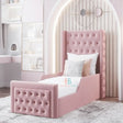 Apollo Kids Wingback Bed frame + Free 8" Mattress 3ft-4ft-4ft6-5ft - Heavenlybeds